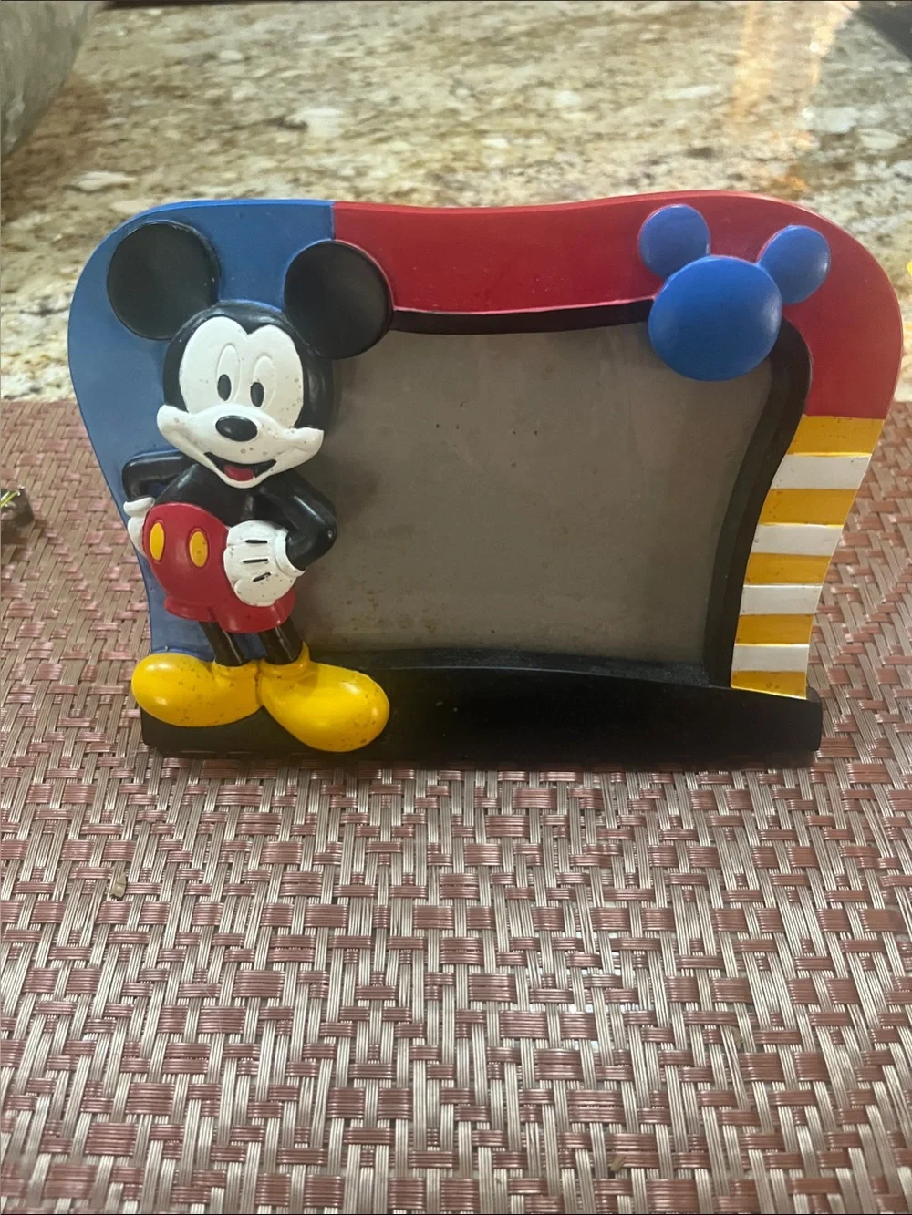 Disney Mickey 3d picture frame NWOT